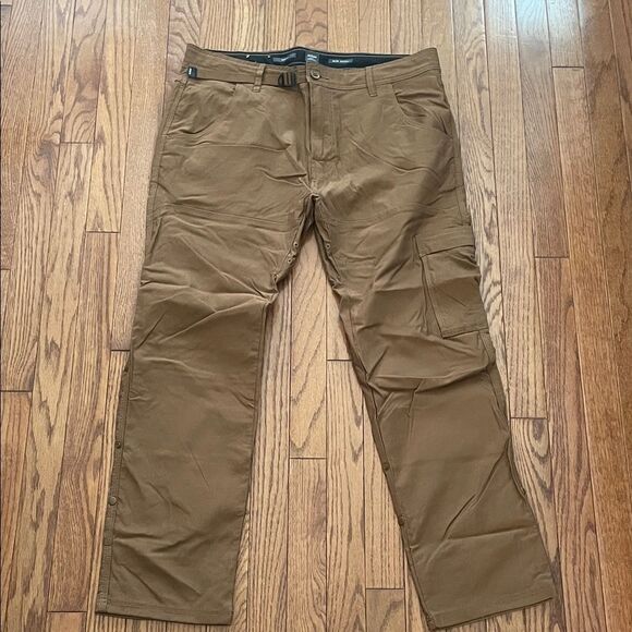 Prana Other - Prana Tan Cargo Slim Fit Pants Men’s Sz 36/30